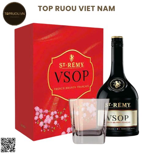 Brandy ST-Remy VSOP Hộp Quà ( Kèm Túi Giấy Hãng) – 700ml – 40% – Pháp